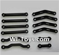 Wltoys 24438 Parts-link rod(Total 12pcs)-24438-0168,1/24 Wltoys 24438 RC Car Spare Parts Replacement Accessories